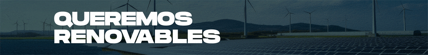 Banner queremos renovables de AVAESEN