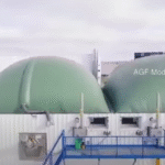 planta de biogás instalada en una industria cárnica